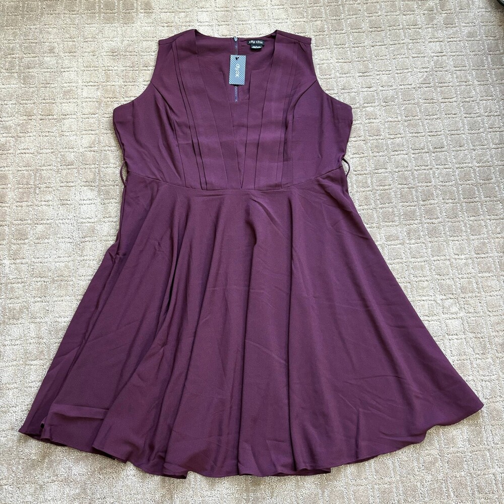 City Chic Purple Dress